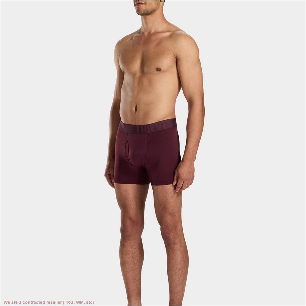Pair of Thieves Men’s Boxer Briefs 2pk – Dark Red S *SEE DEAL!!!*