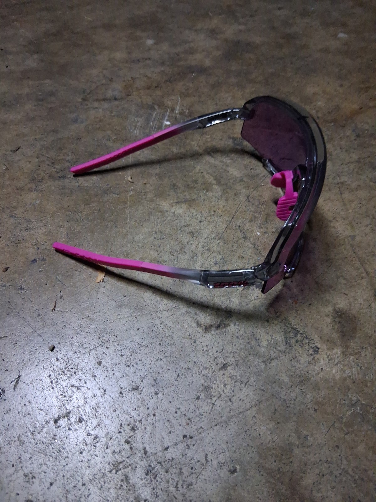 100% S3 performance sunglasses with a purple mirror lens
