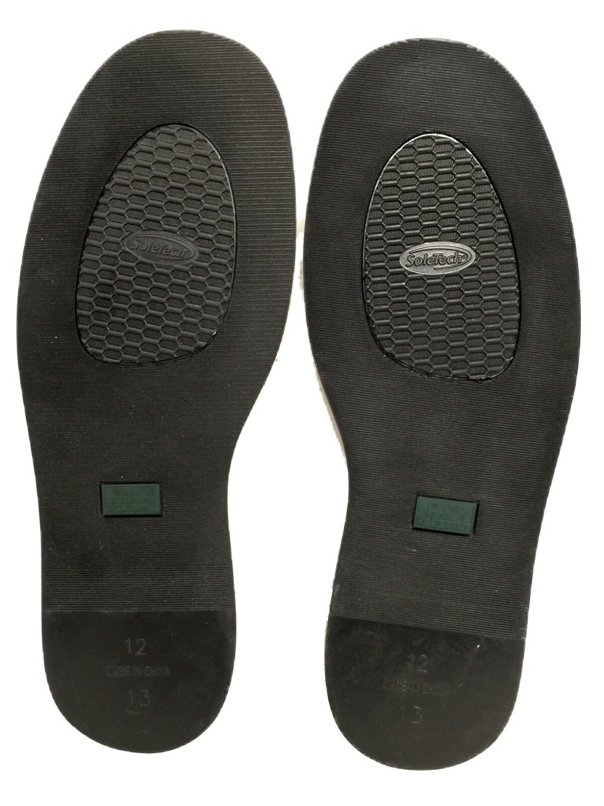 SoleTech Oil Resistant Full Sole Grid Design Black, 1 Pair
