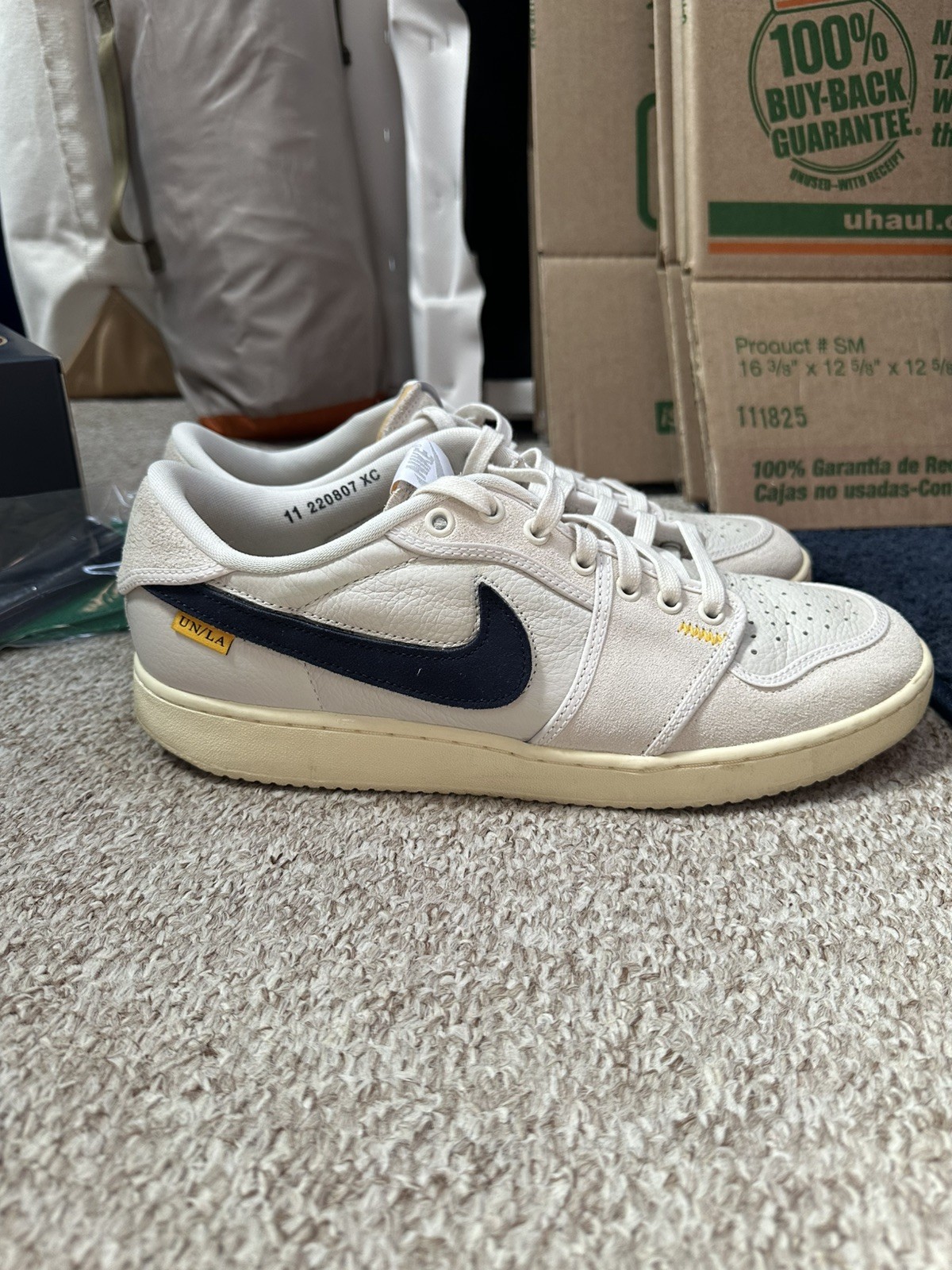 D08912-101 AJKO 1 Low SP x Union LA – Size 11 – OG Box, Extra Swooshes & Laces