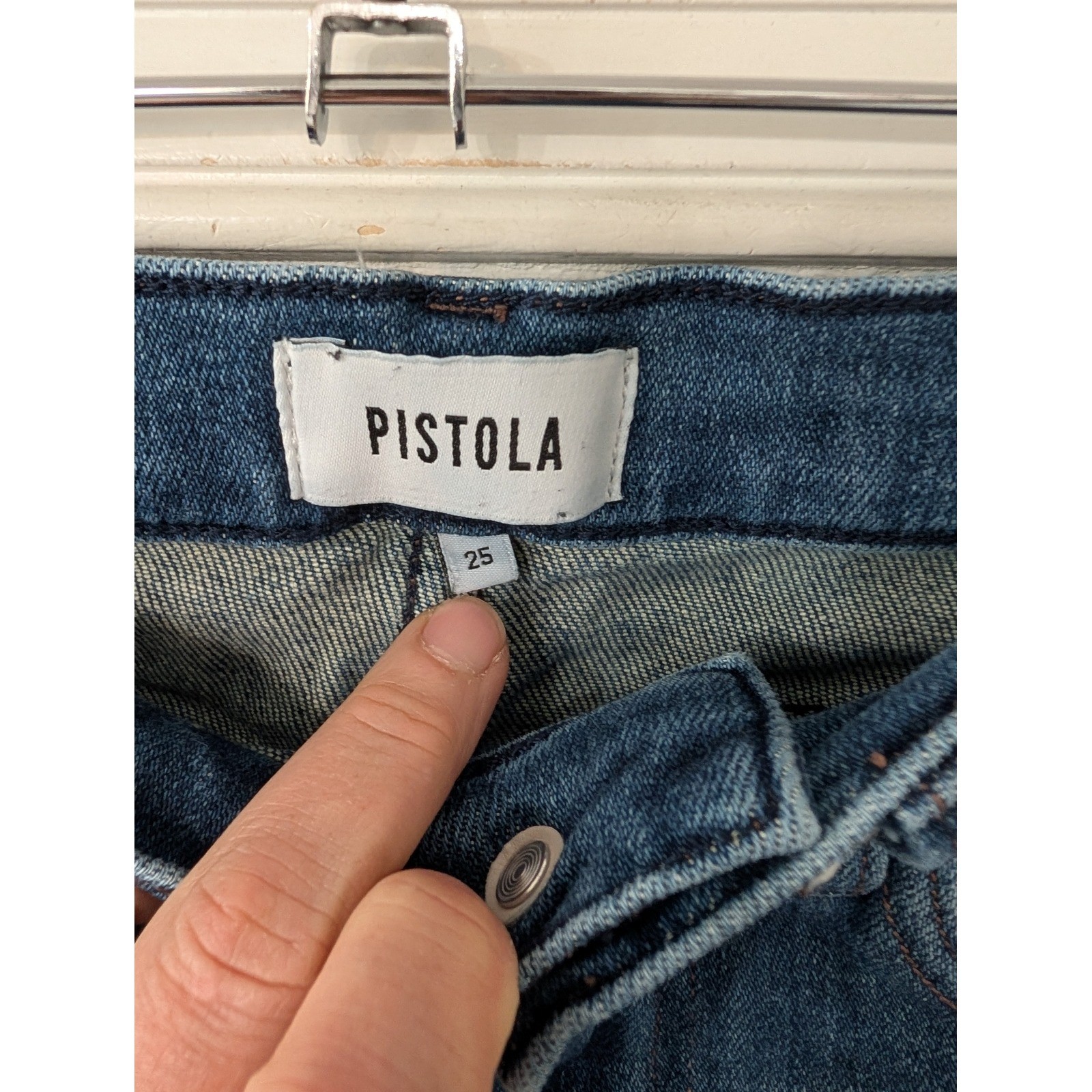 Pistola Roselyn High Rise Straight Leg Jeans Womens Size 25 minimalist