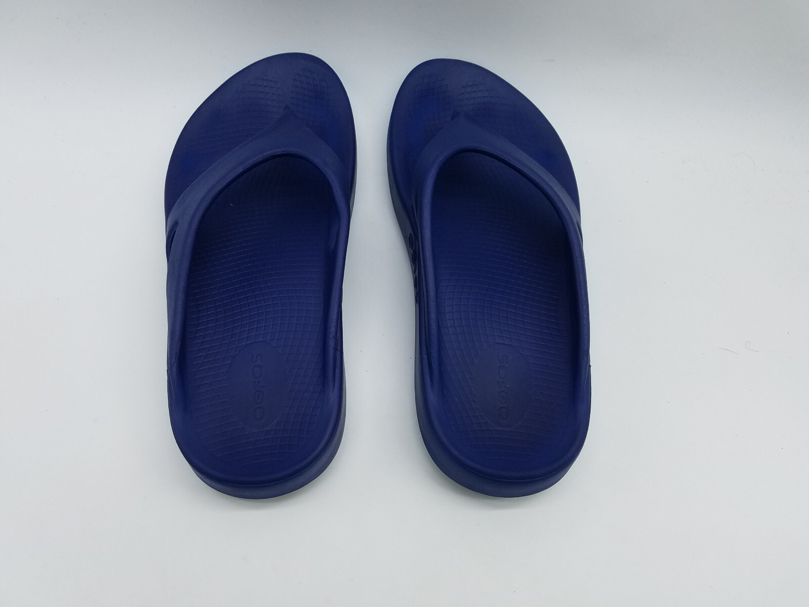Oofos Oolala Women’s Size 9 Recovery Flip Flop Thong Sandals Blue