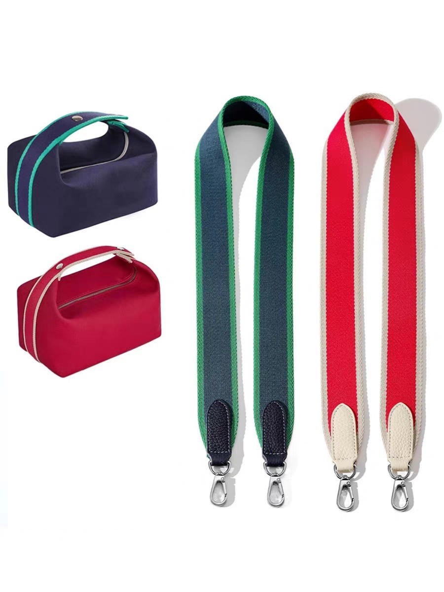 Canvas Strap No Brand Replacement Bag Strap Fit For Hermes Bride-A-Brac Case