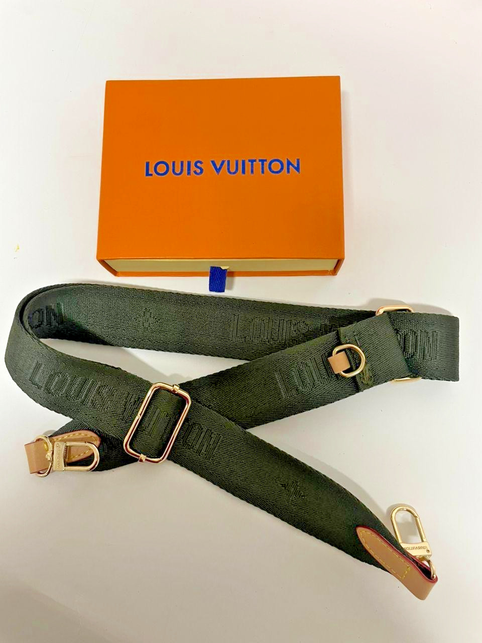 Louis Vuitton Shoulder Strap Adjustable Crossbody Shoulder Replacement Green