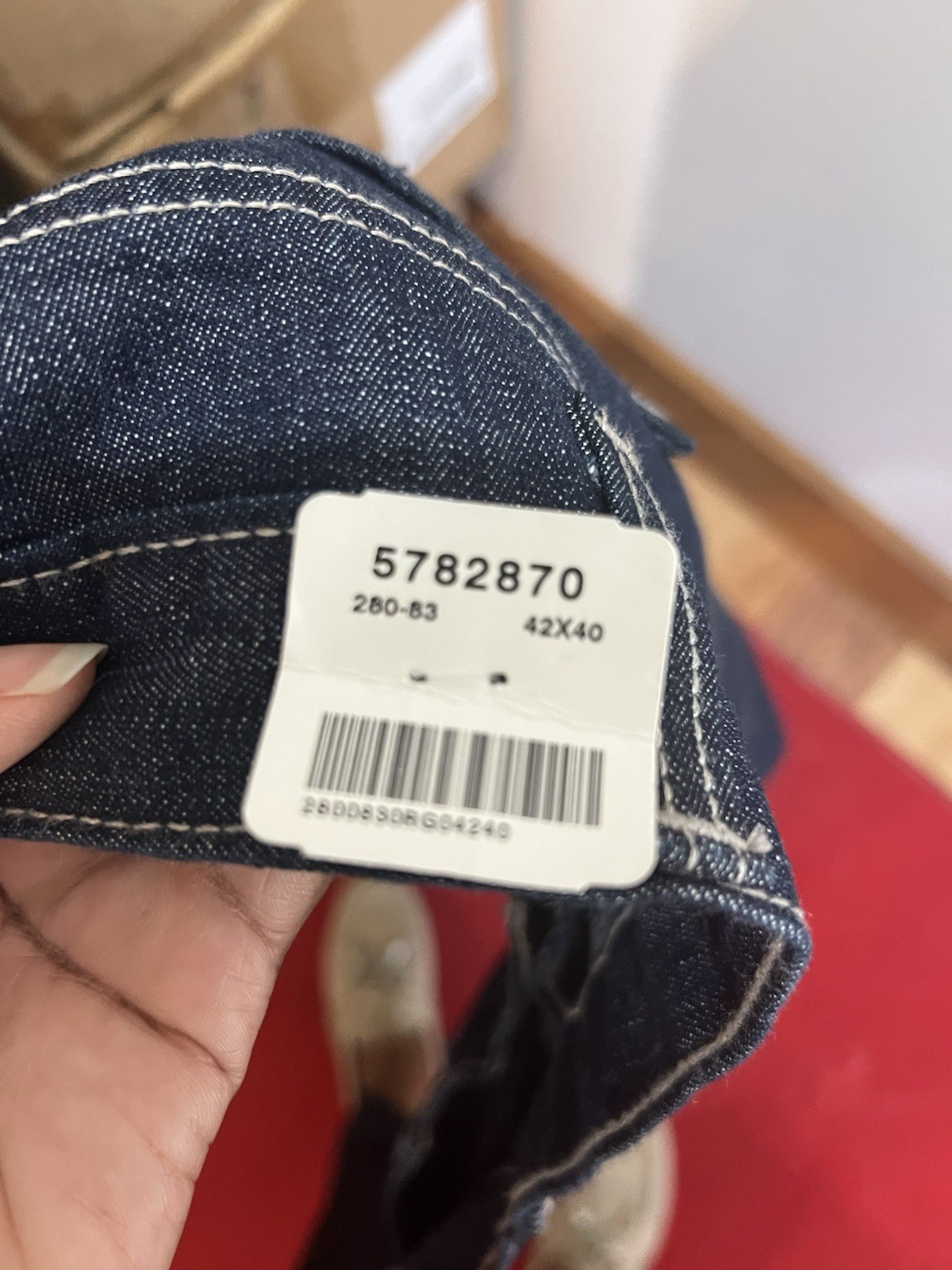 Carhartt FR Flame Resistant Cotton Denim Work Pants Blue 42×40 MPN 280-83