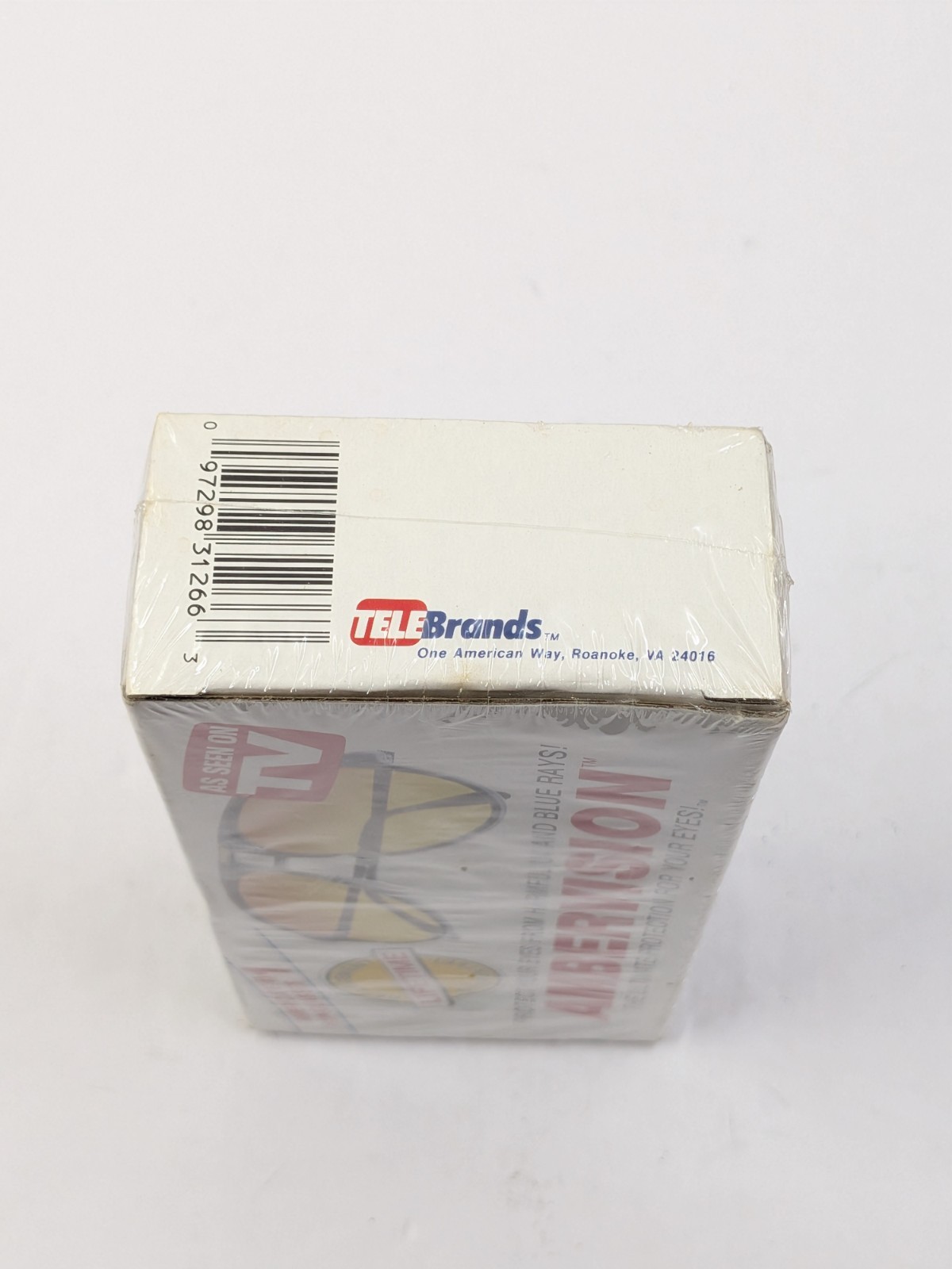 AMBERVISION UV & BLUE RAY SUNGLASSES Tele Brands As Seen on TV ** NEW SEALED **