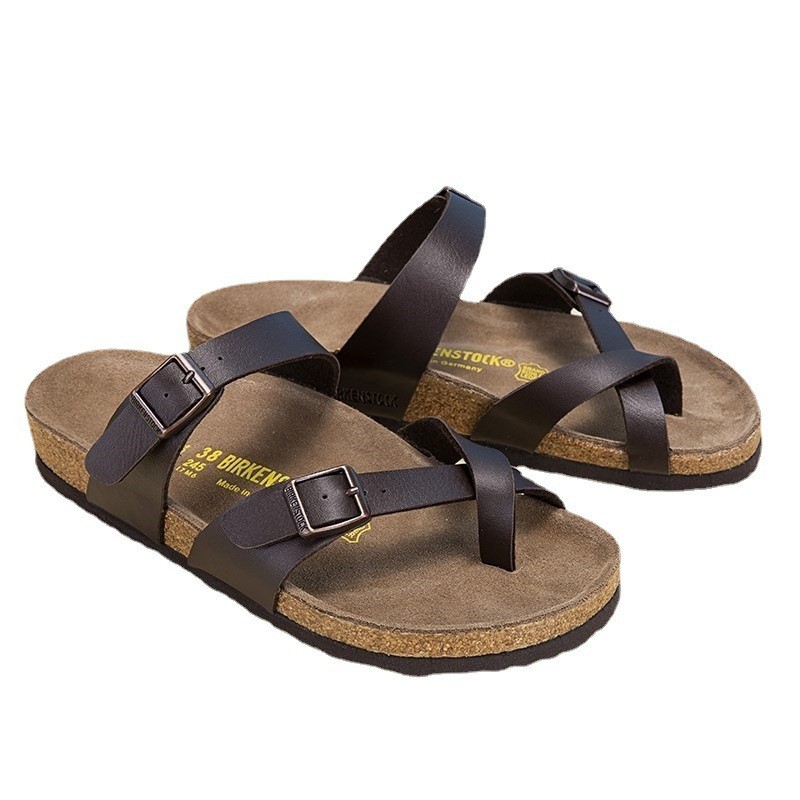 Mayari Birko-Flor Sandals Classic Birkibuc Cork Two-Strap Toe Loop Comfort Shoes