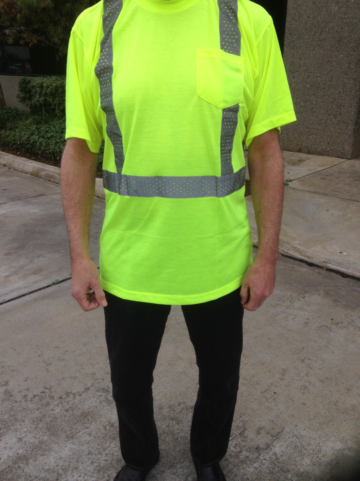 Safety T Shirt Class II Reflective Yellow HIGH VISIBILITY