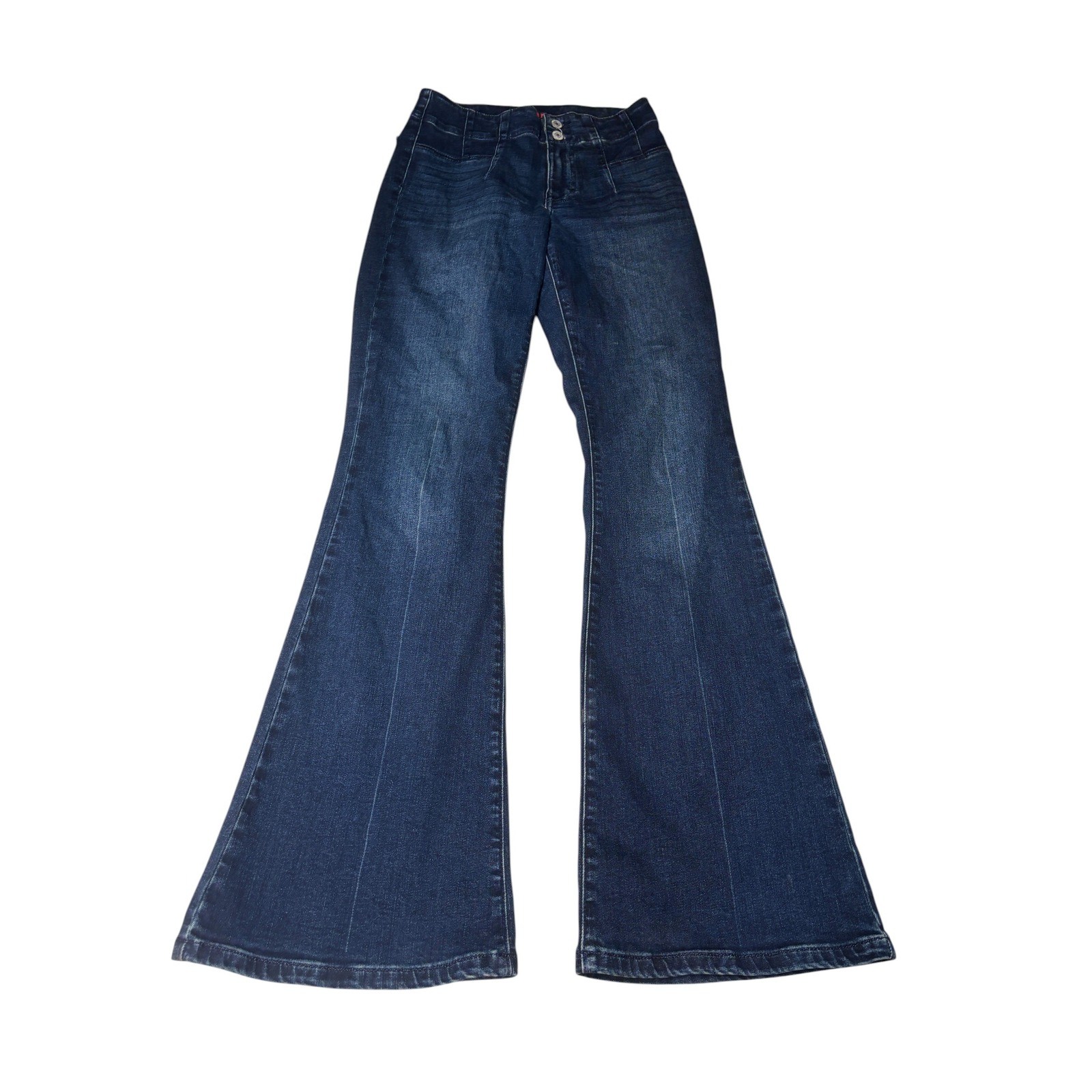 Lucky Brand High Rise Stevie Flare Dark Wash Denim Jeans Womens Size 2/26R L32