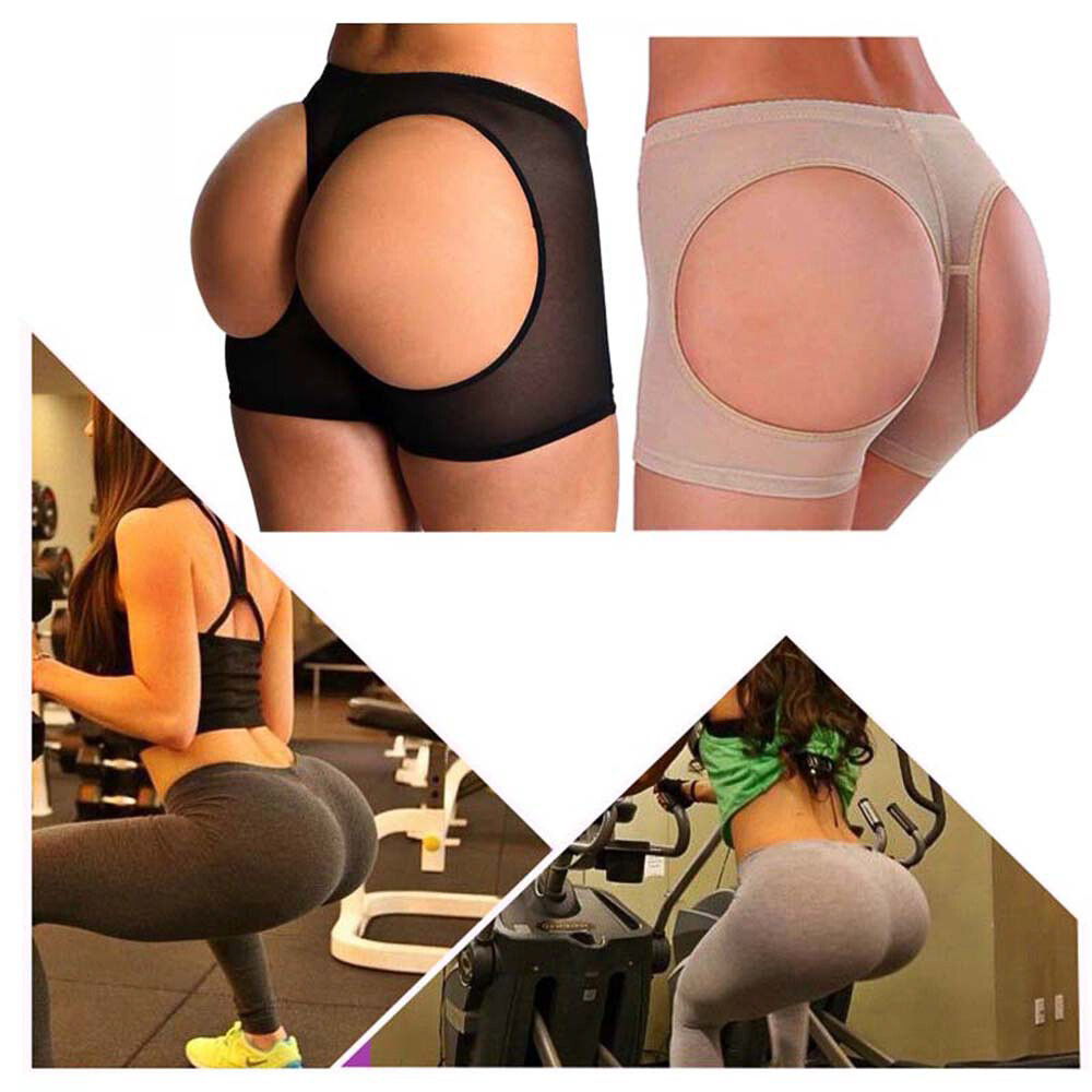 BOOTY BRA BUTT LIFTER SHAPER PANTY HIP ENHANCER LOW WAIST BOY SHORTS UNDERWEAR