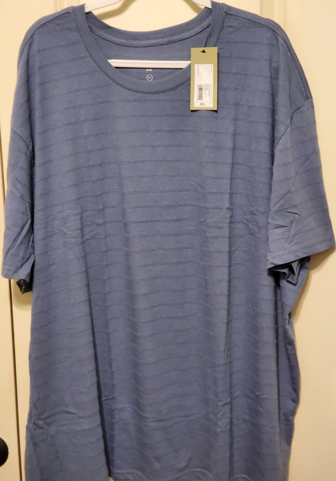 Goodfellow & Co Men’s Short Sleeve T-Shirt Blue Size 4XL – NEW – QTY AVAIL