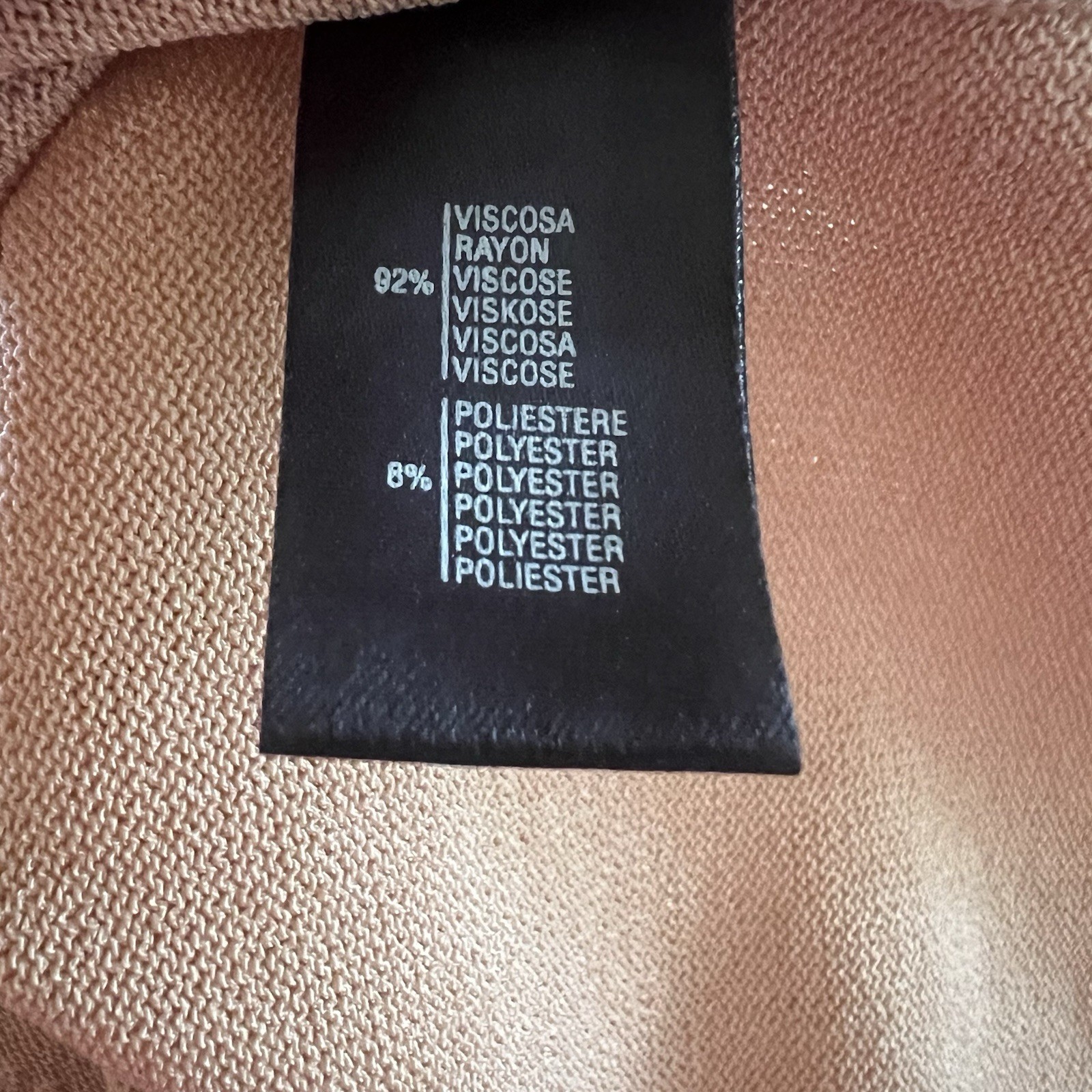 NWT La Perla Vanda Camel Tan Fine Knit Minimalist Tank Top sz US 6 / IT 42 New
