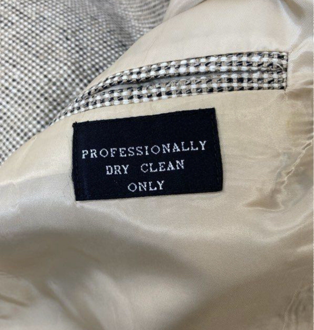 NWT E DE SIMONE SPORT COAT jacket silk Tweed handmade Italy 52xl Vnt Tan Beige
