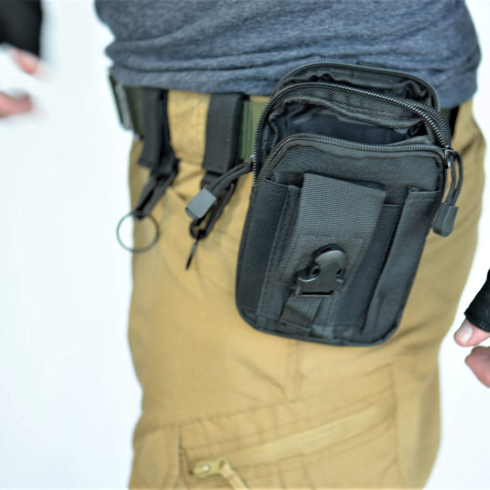 Men’s Tactical Molle Pouch Military EDC Waist Belt Fanny Bags Cell Phone Pocket