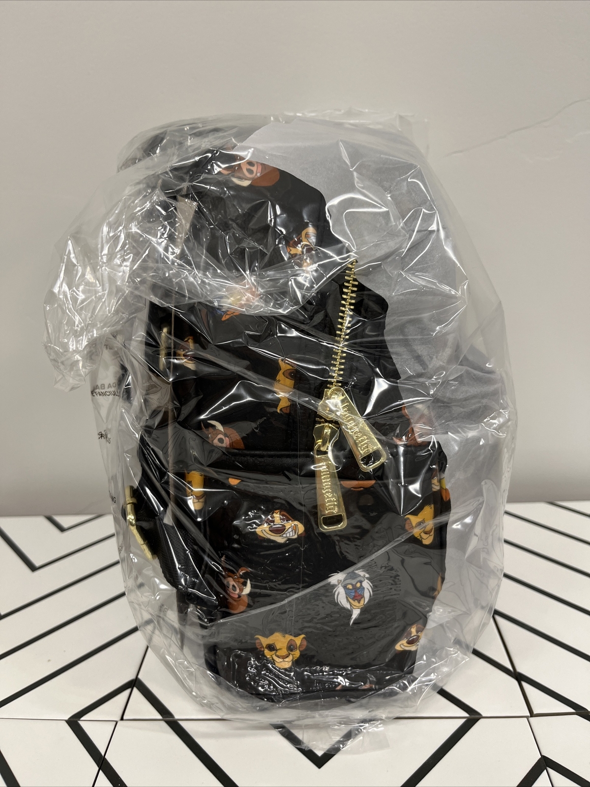 Loungefly, Disney The Lion King Zip Mini Backpack, Black, NWT