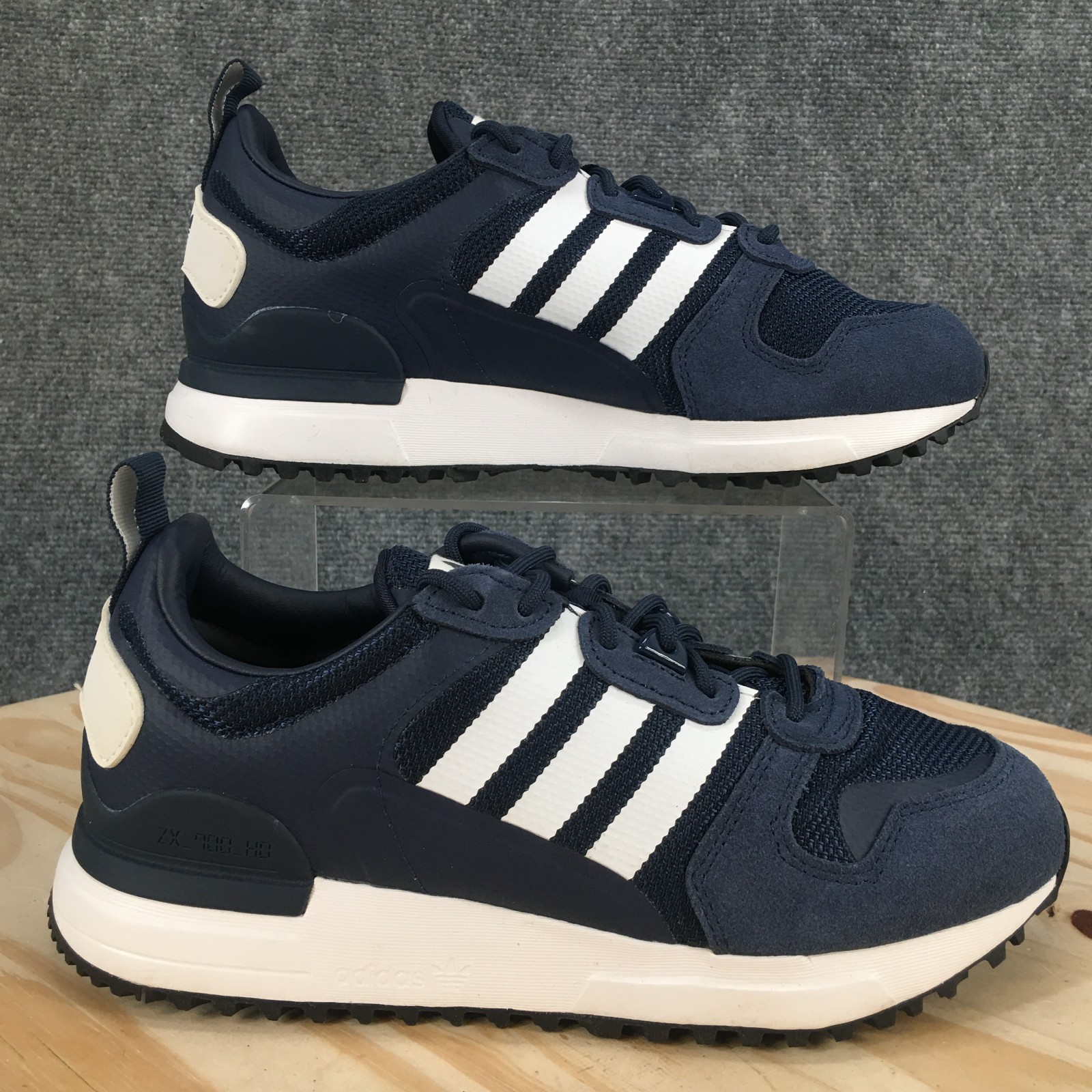 Adidas Sneakers Mens 6.5 Blue ZX 700 HD Trainers Shoes Suede Low Top FY1102