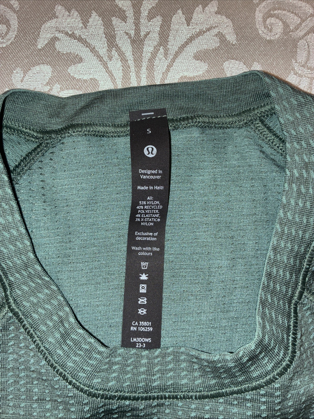 Lululemon Orangetheory Fitness Trust The Science Graphic Metal Vent Tech Shirt S