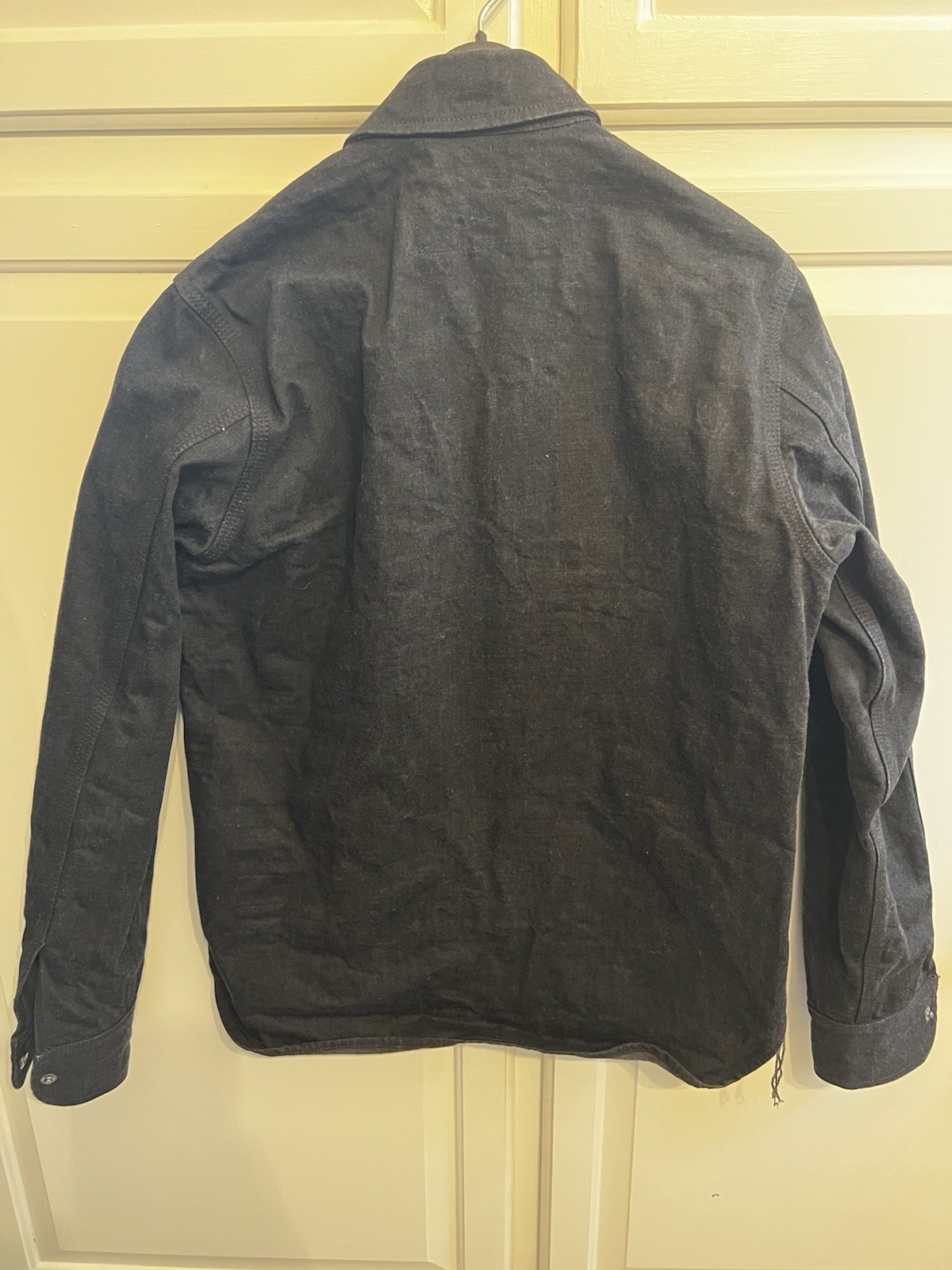Rogue Territory Black Selvedge Stealth Service Shirt Size M