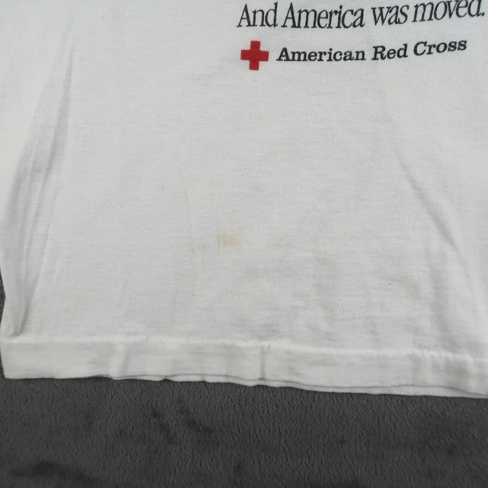 VTG 80s 1989 MLB World Series Battle of the Bay Quake Series White T-Shirt M