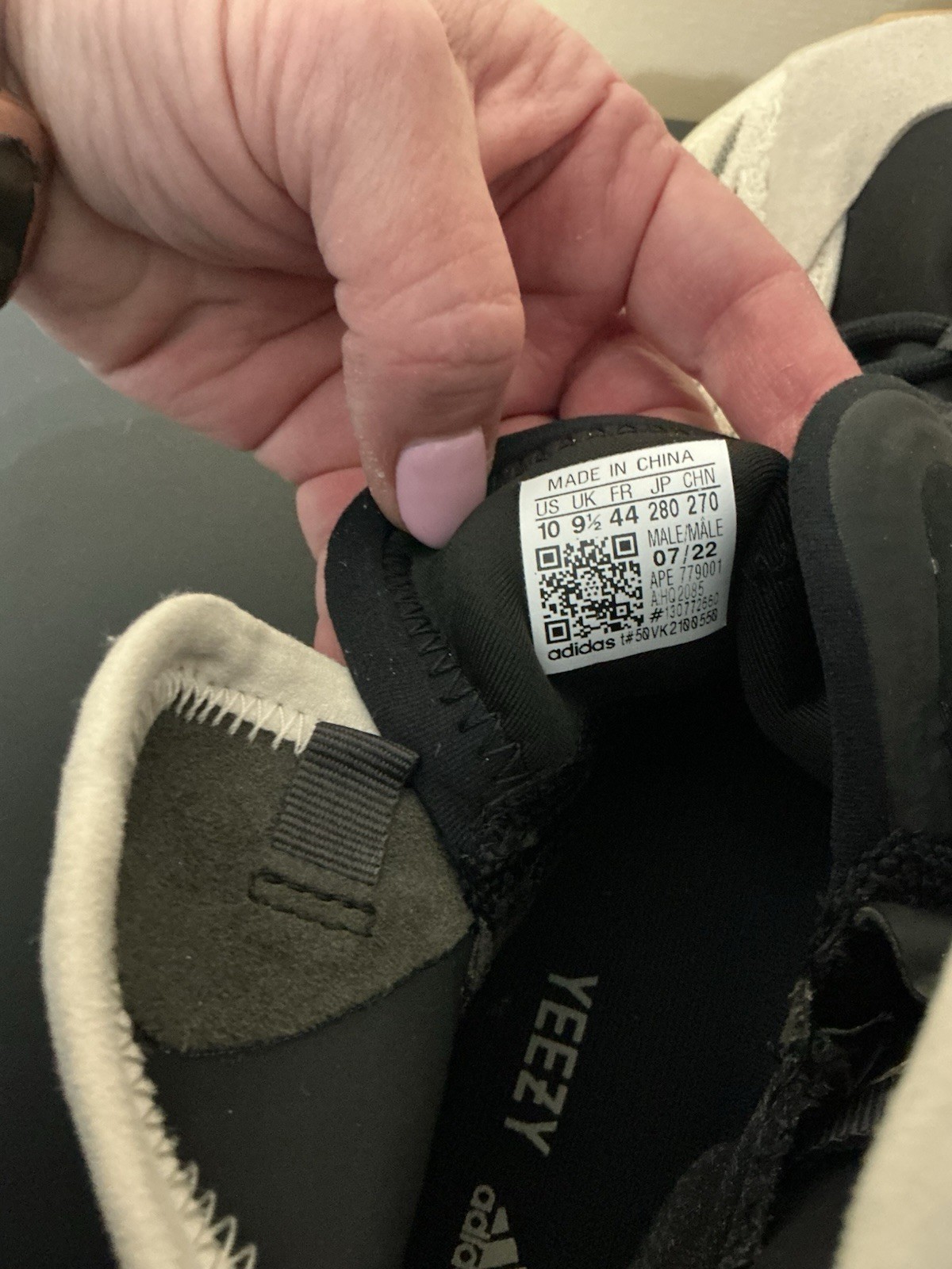 Size 10 – Adidas Yeezy Quantum Mist Slate