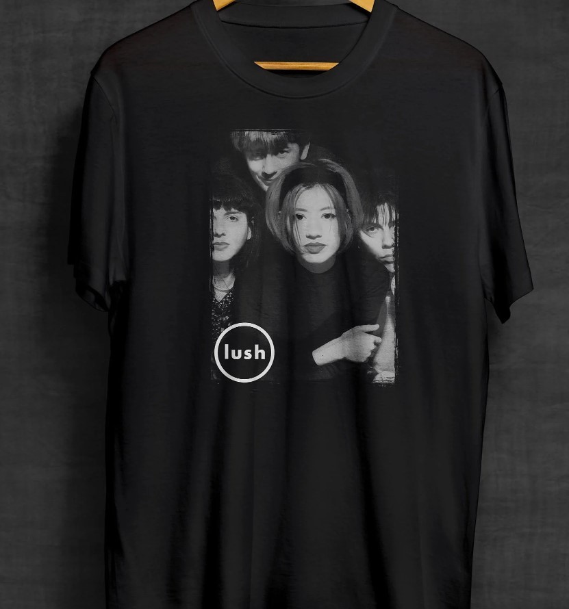 Lush Shoegaze Band Graphic T-Shirt 90s Britpop Rock Tee – T785
