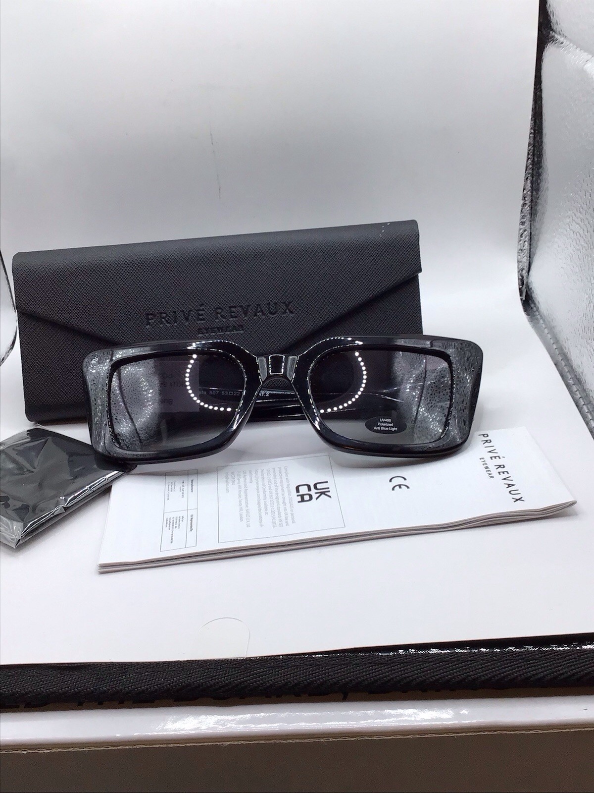 Prive Revaux Handcrafted Square Sunglasses – Polarized Lenses 100% UV Protection