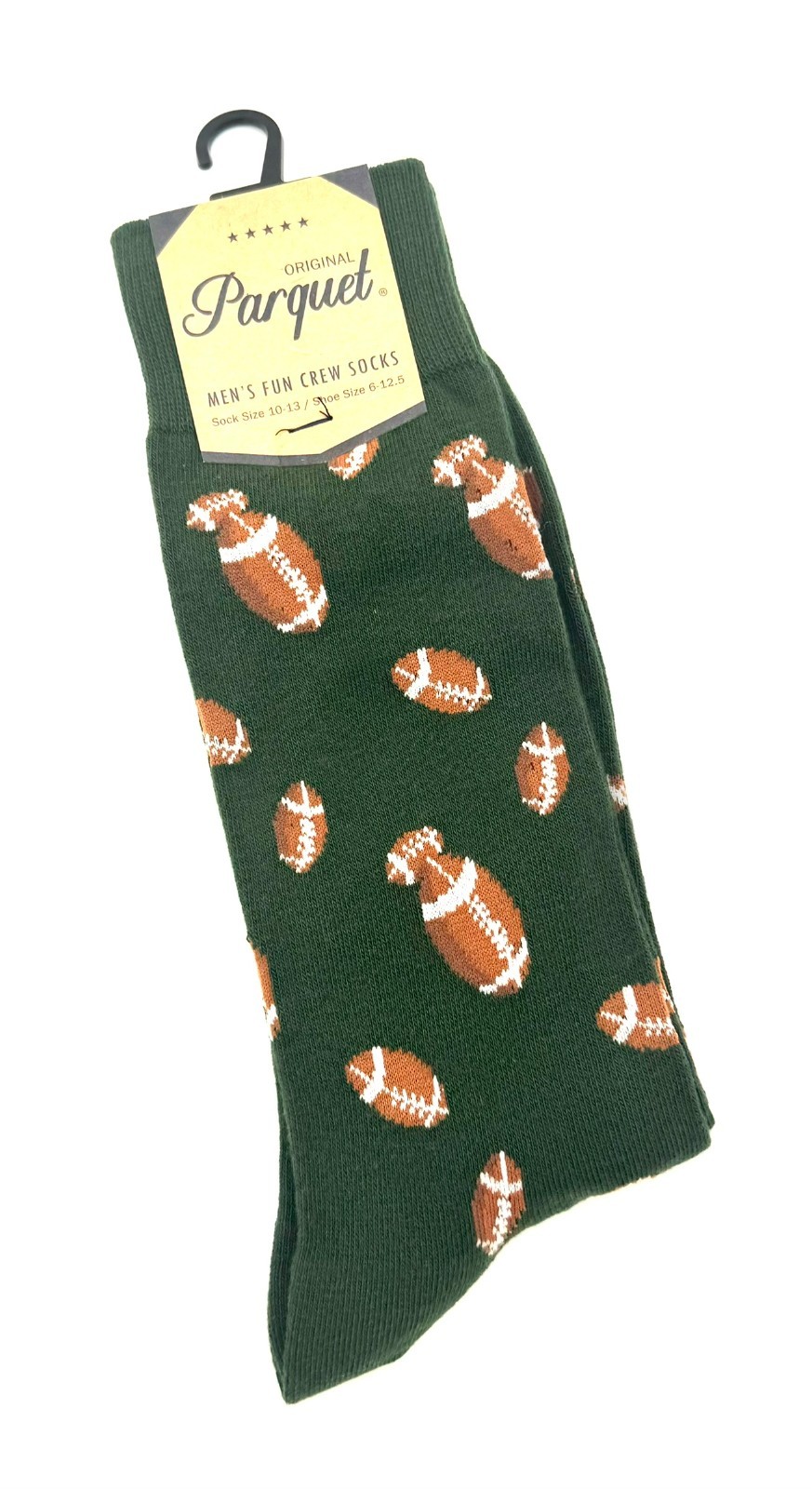 Parquet Men’s Funny Sports Socks Crew Baseball Golf Football Tennis Billiards No