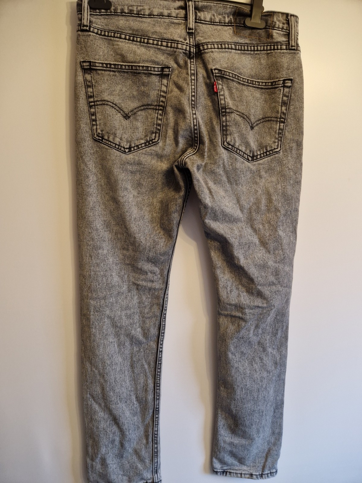 Levis 511 Slim Jeans Size 32 x 32 Black Denim Charcoal Wash Red Tab 32w 32 L