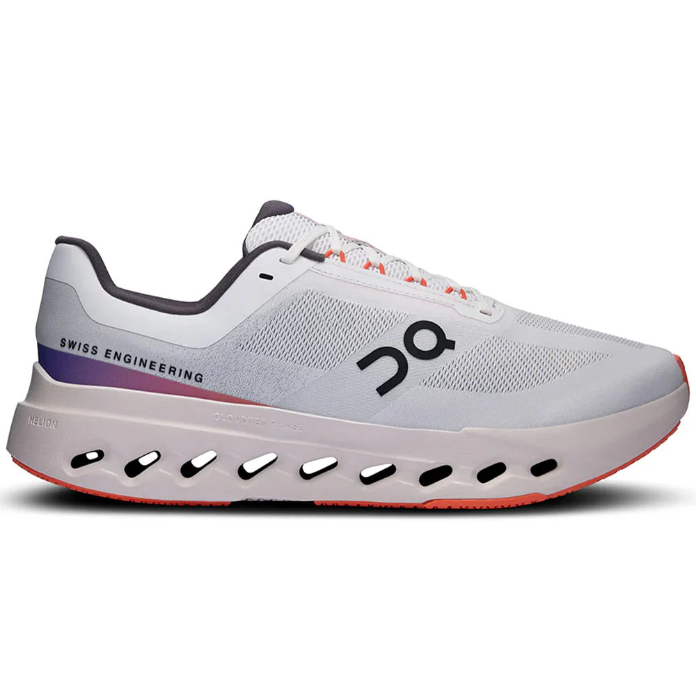 Men’s On Cloudsurfer Next, White/Flame, 8.5 D Medium US