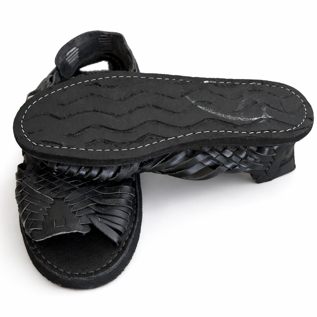 Men’s Handmade Huarache Sandals Open-Toed 100% Leather with Tire Sole