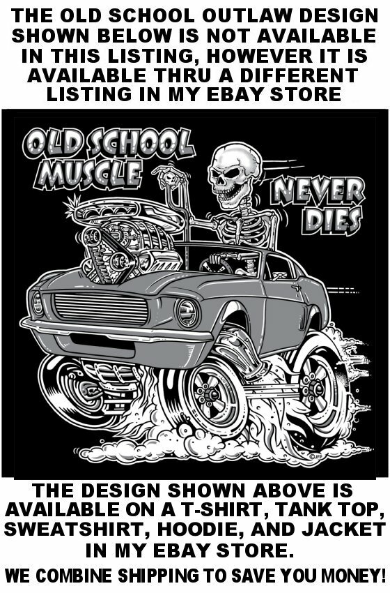 HENRY J KAISER OLD SCHOOL MUSCLE HOT ROD OUTLAW GASSER DRAG CAR SKULL WORK SHIRT
