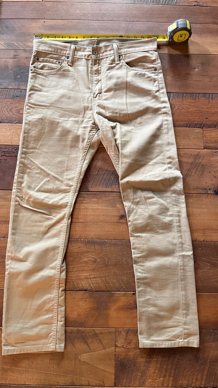 Levi’s 510 Men’s 33×32 Tan Denim Classic Casual Pants