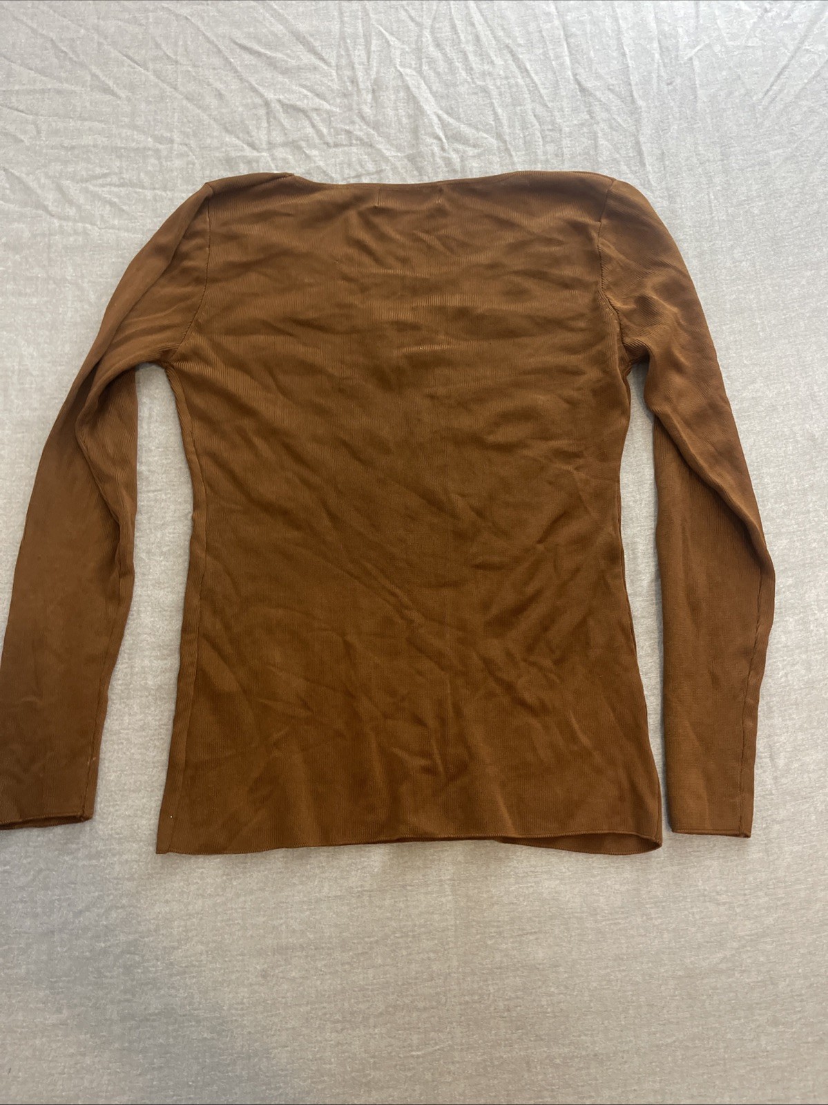 India Boutique Tunic Top Women’s One Size Brown Boho Hippie Pullover
