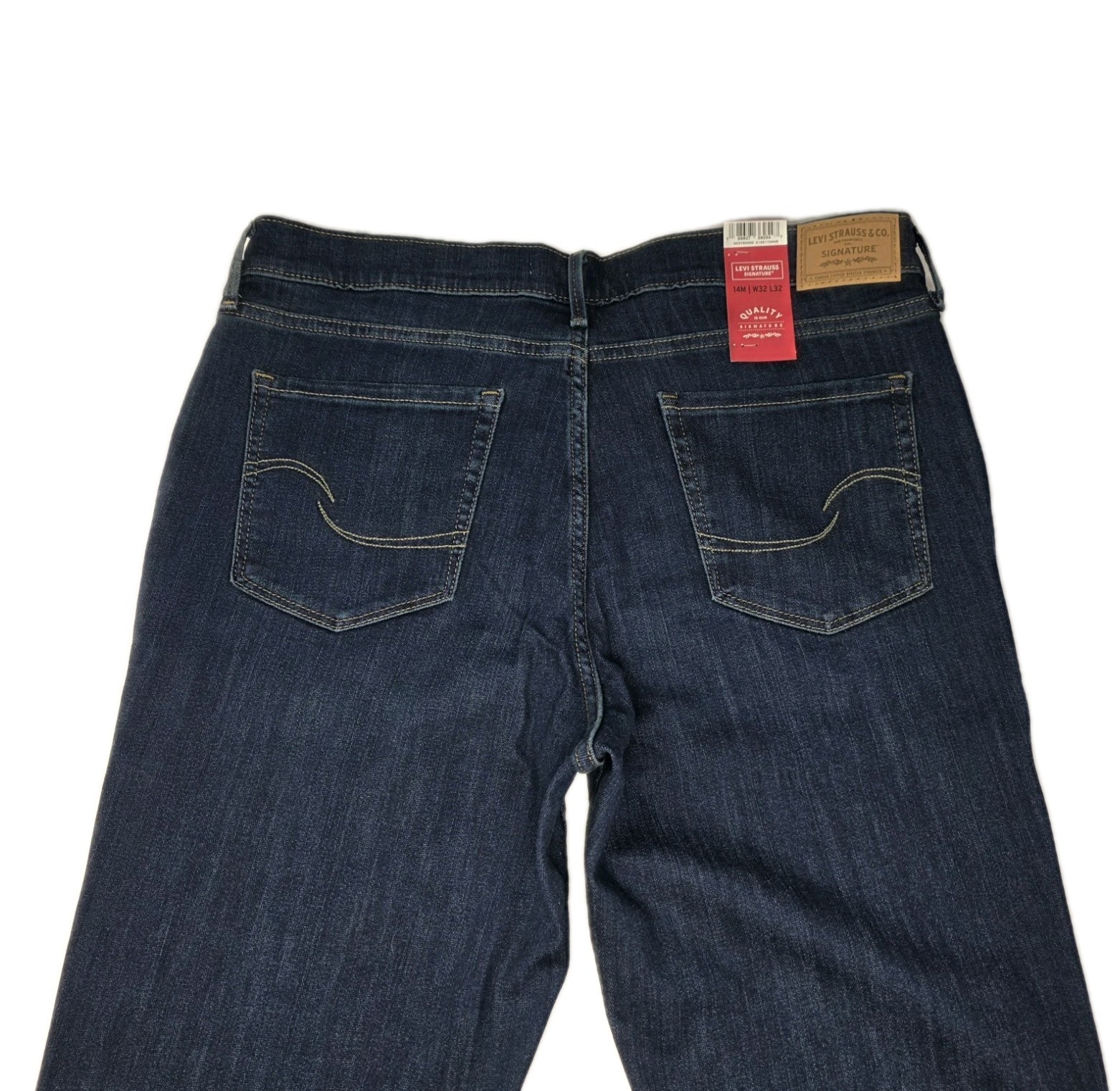 Levis Jeans Womens 14M Midrise Straight Leg 5-Pocket Denim Jeans Stretch 32×32