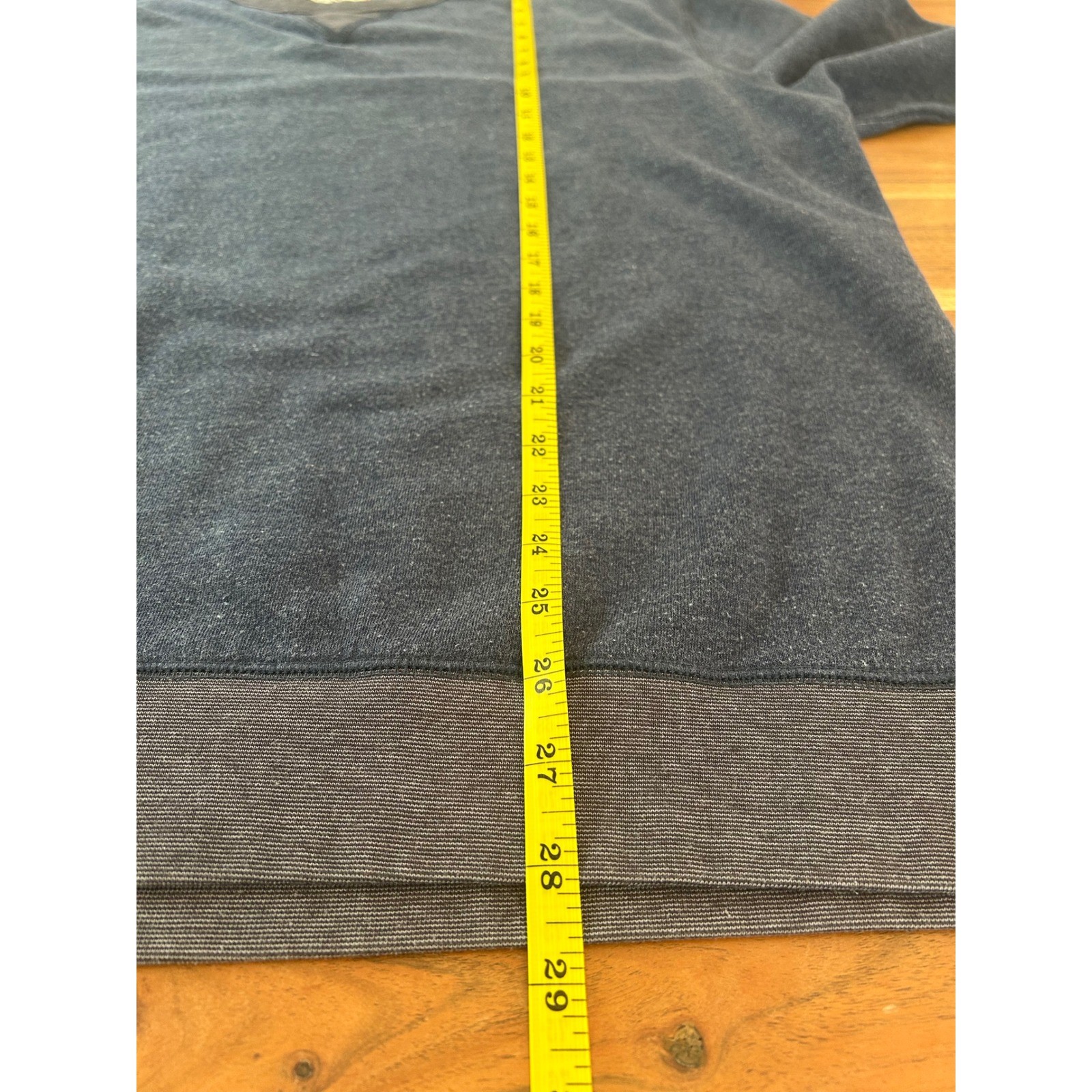 The Normal Brand Puremeso Crewneck Sweatshirt Mens XL Navy Blue Heather Pullover