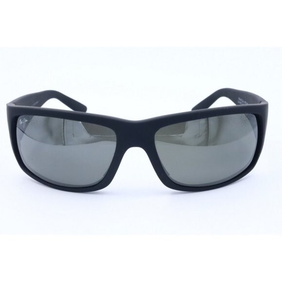 Maui Jim World Cup MJ 266-02MR Black Rubber Polarized Sunglasses – CRACKED LENS