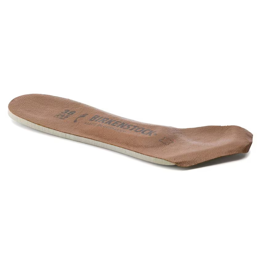 New w/o Box Birkenstock Comfort Toeless Leather Insoles Brown Medium/Narrow