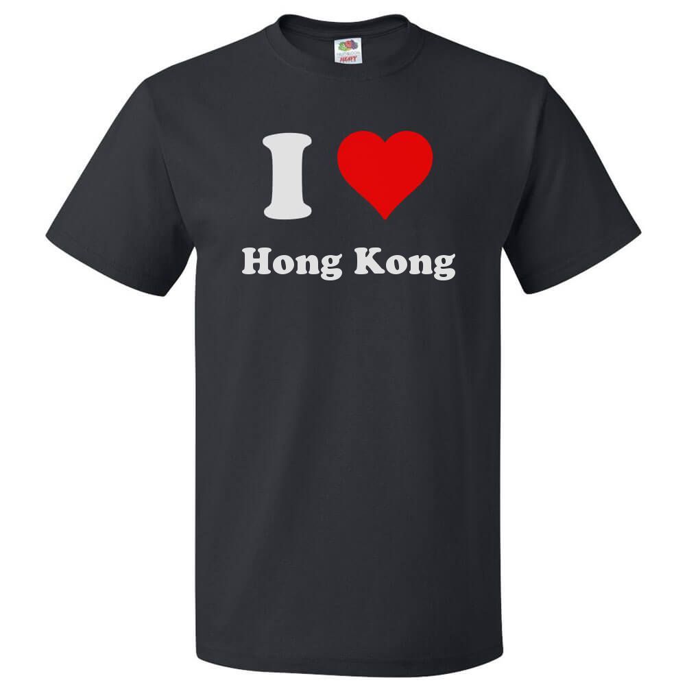 I Love Hong Kong T shirt I Heart Hong Kong Tee
