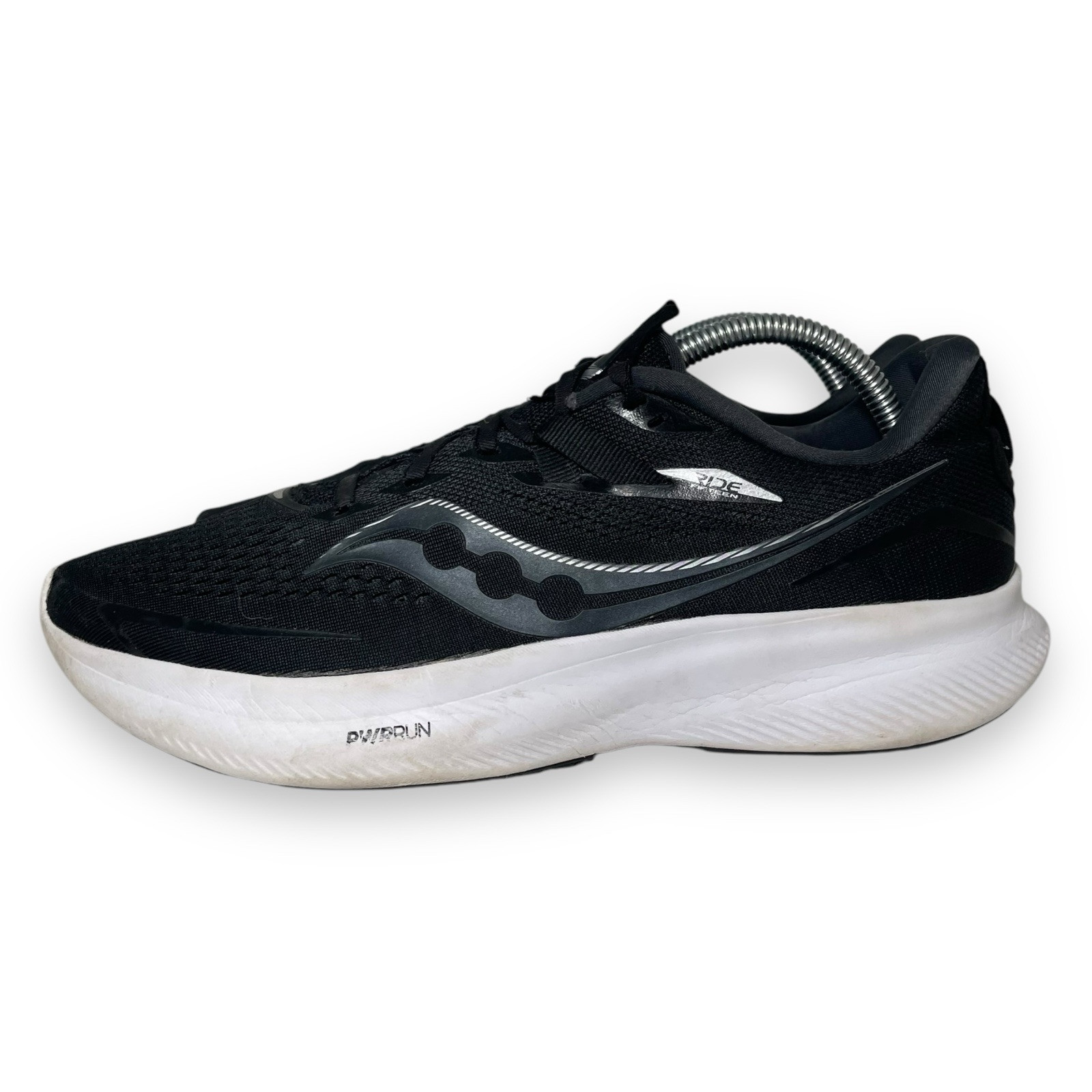 Saucony Men’s Black Ride 15 Synthetic Mesh Running Athletics Size 9.5