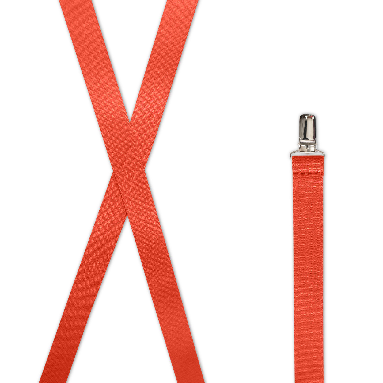 1″ Wide Suspenders with Strong Clips. Many Colors & Lengths. MADE IN USA