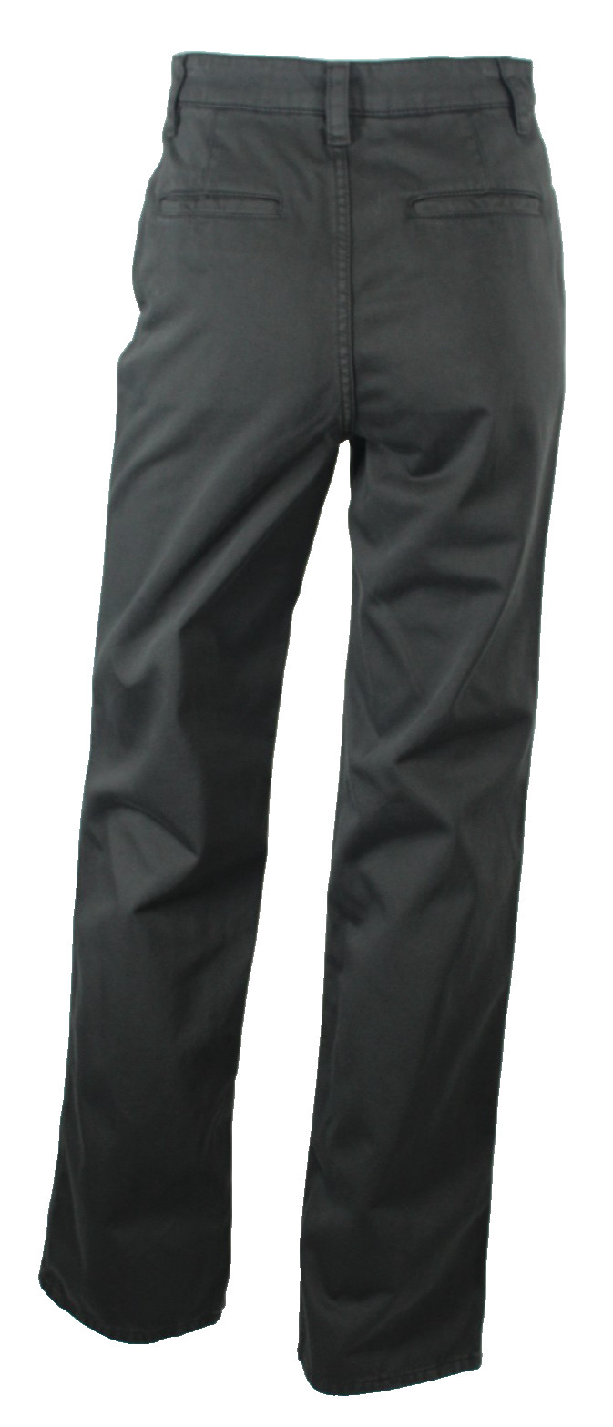 LEMAIRE $575 Midnight Green-Gray Cotton Woven Straight Leg Pants 36 NEW