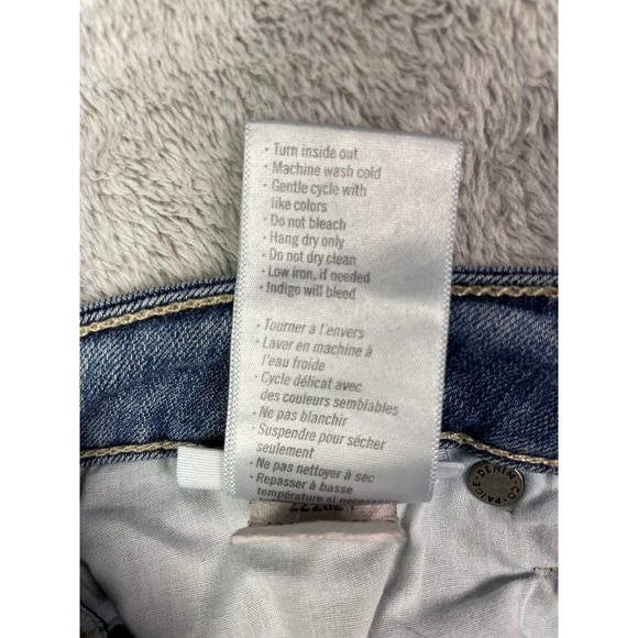 PAIGE Verdugo Crop Jeans Size 29/30 Nadeen Blue Skinny Mid Rise Stretch Women