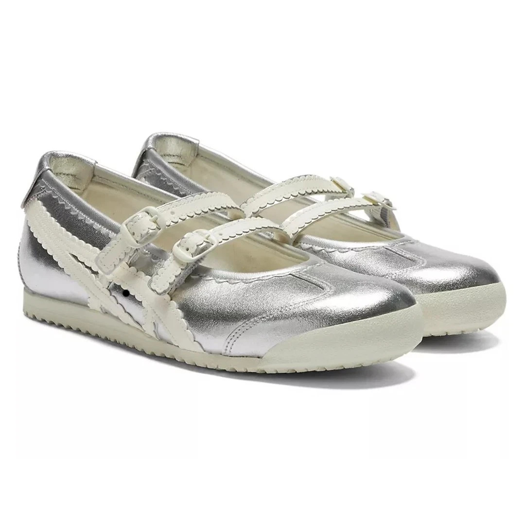 Womens Patou x Onitsuka Tiger Mexico 66 Tgrs Mary Jane Ballet Flats Muti-Color