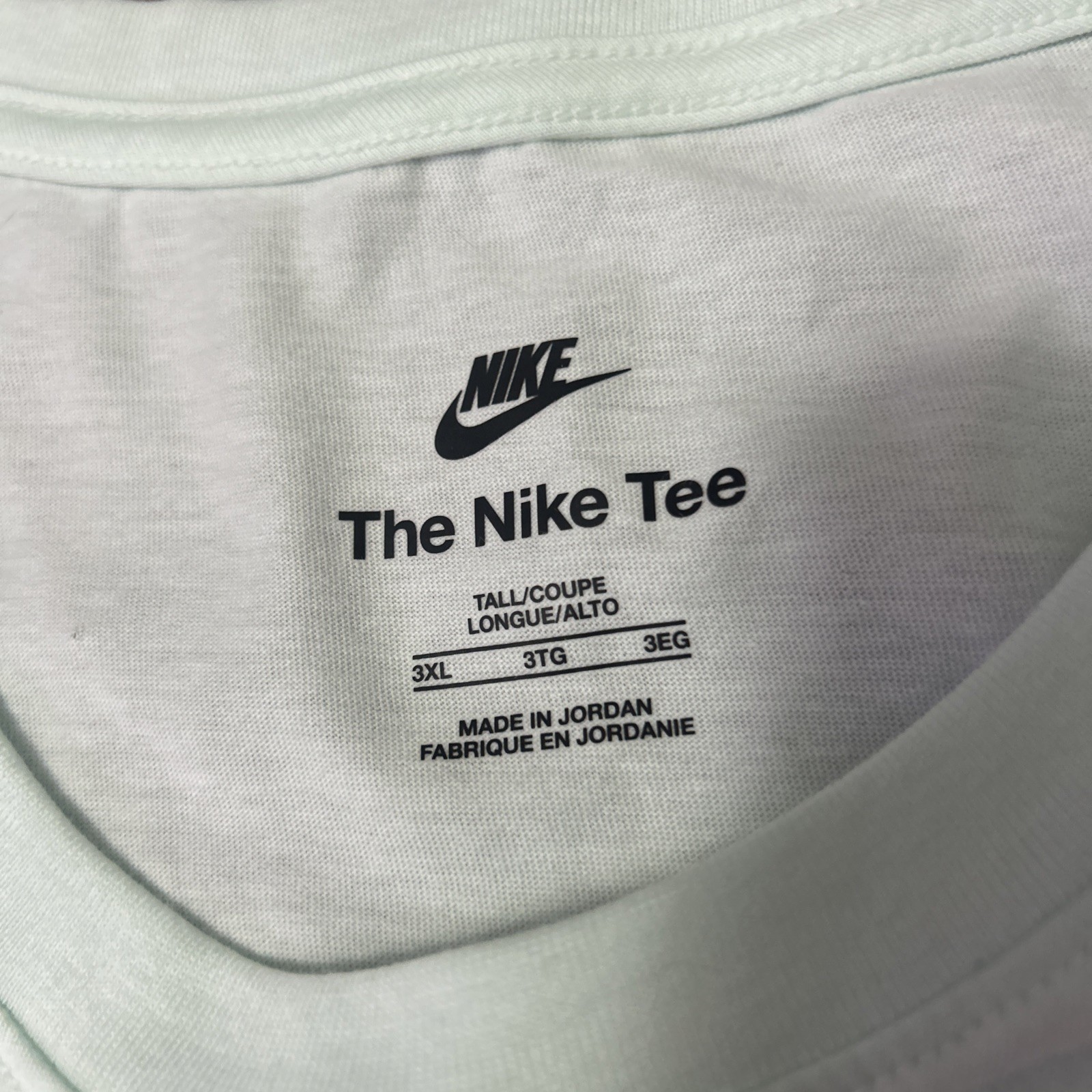 Nike mens 3xl t shirt light mint green short sleeve men’s t-shirt
