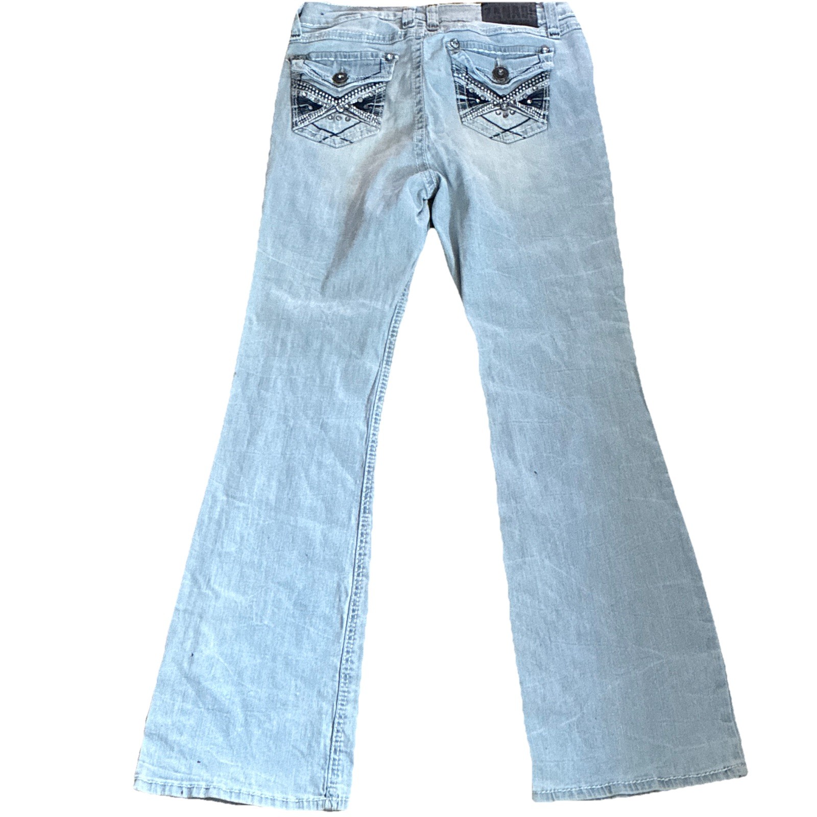 Zanadi Jeans Women’s Size 10 Back Pocket Flap Distress Washed