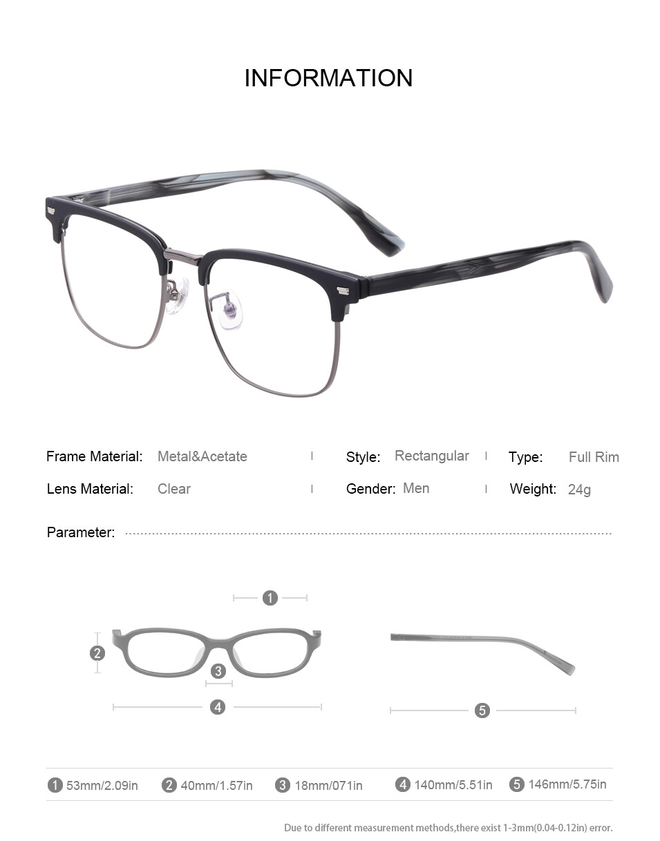 Men’s Business Photochromic Grey Reading Glasses Single Vision Sunglass Reader