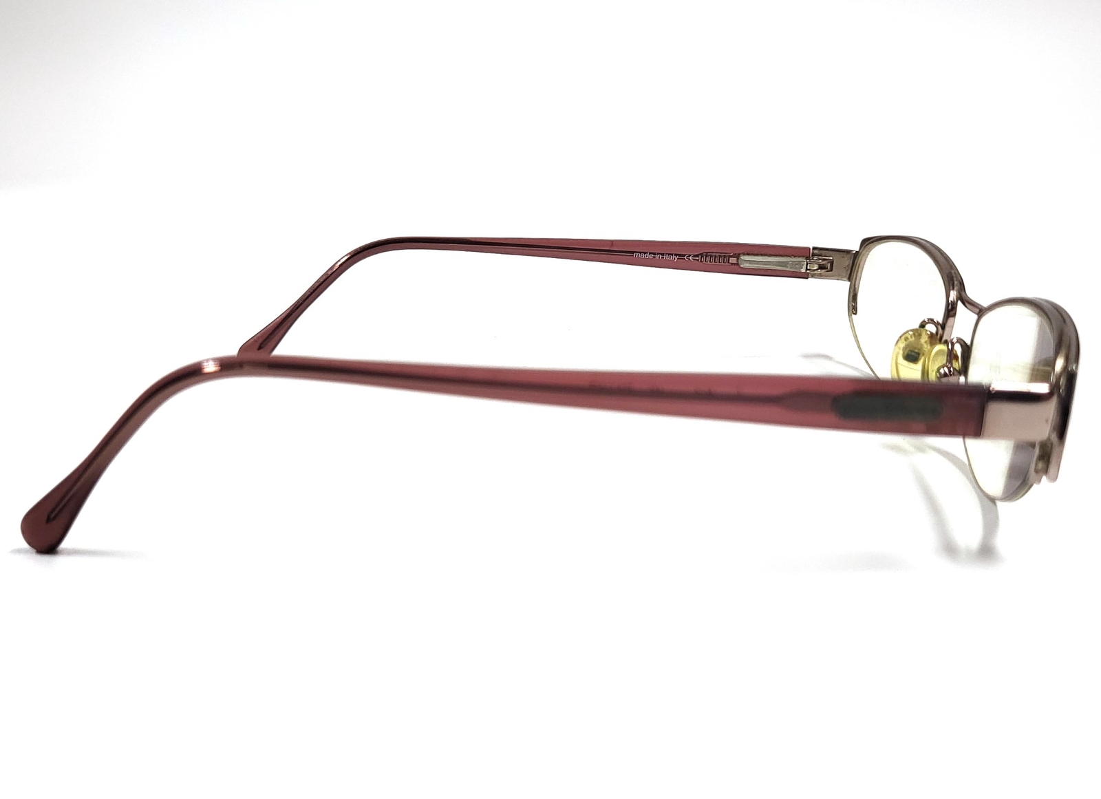 Vintage Frans Molenaar Eyeglasses – Semi-Rim Metal Frames – Made in Italy