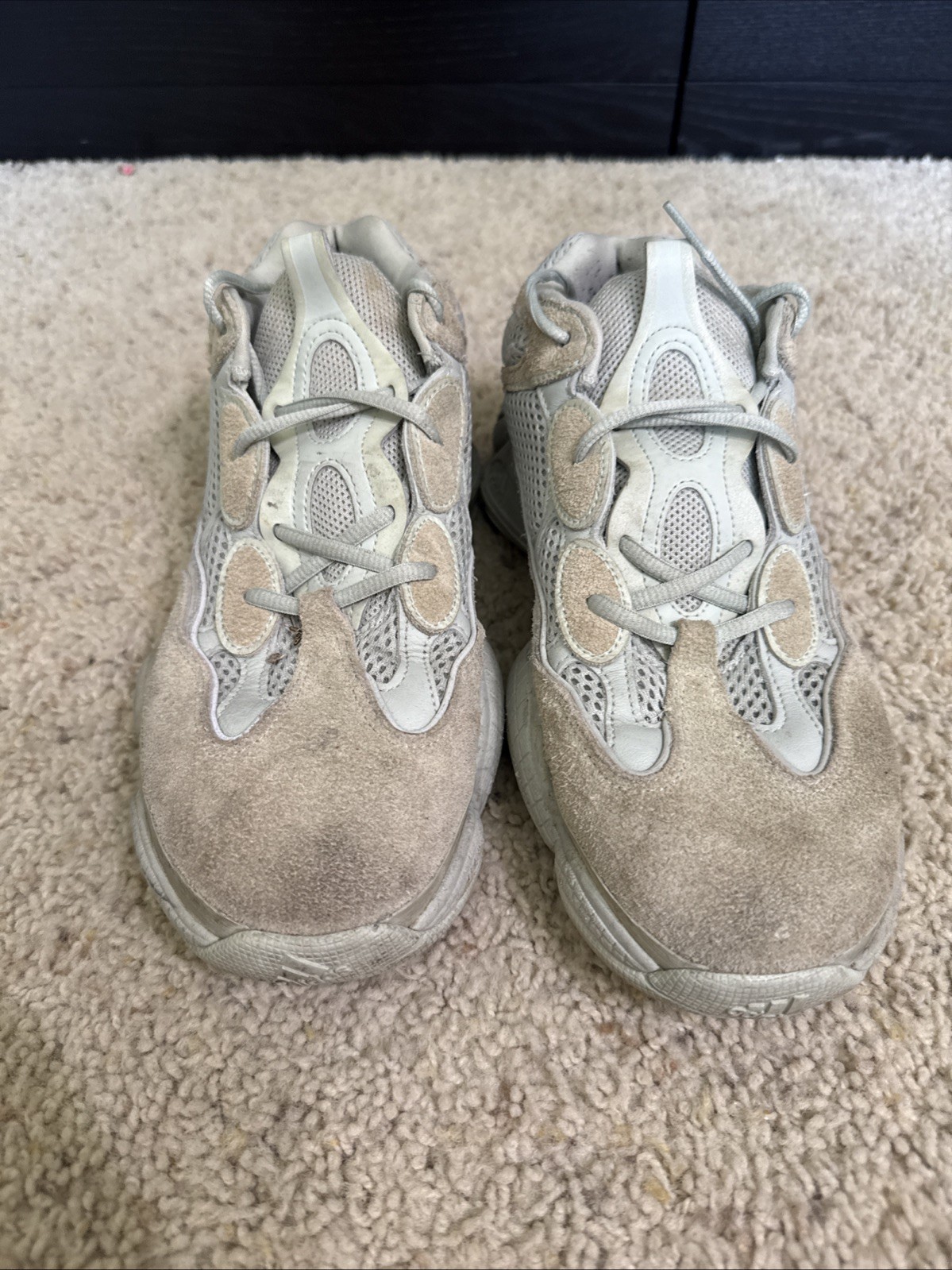 Adidas Yeezy 500 Salt EE7287 Men’s Size 10.5 Gray Suede Sneakers Shoes