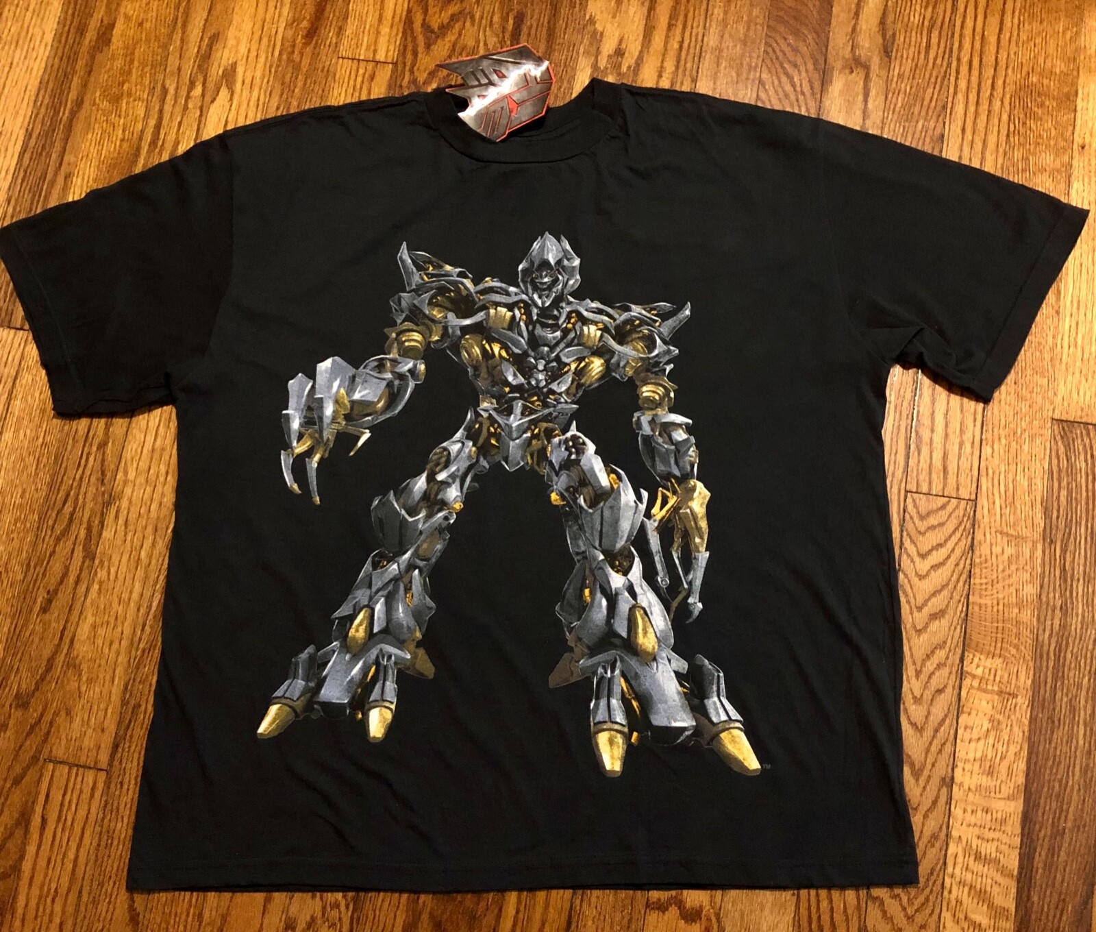 2007 vtg transformers movie y2k90s t-shirt comic Megatron rap hip hop nos xl/2xl