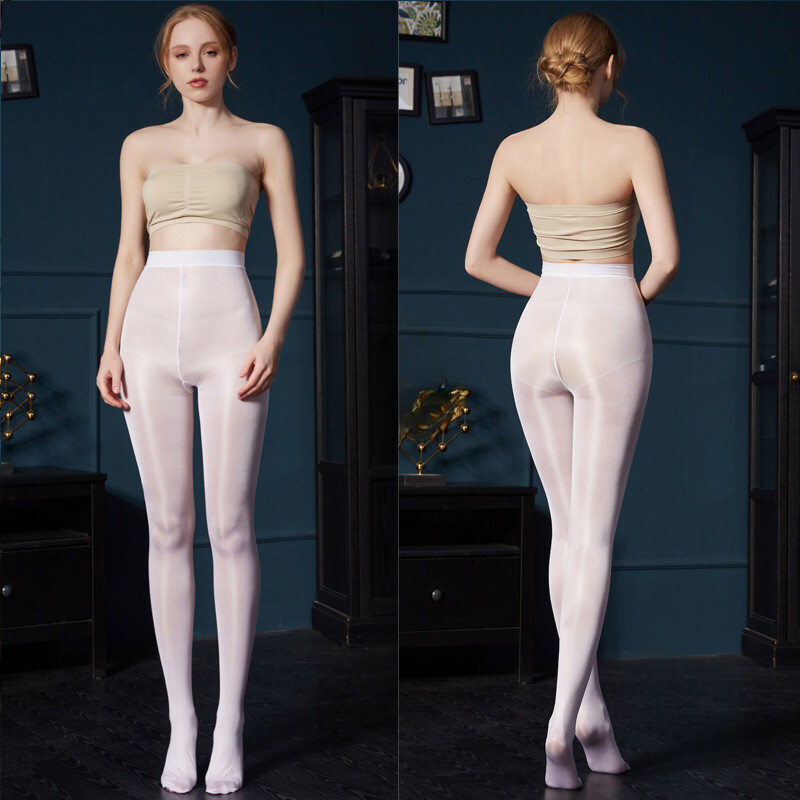 NEW 70d Shaping Tights Dance Yoga Stockings 220lbs Plus Size Oil Shiny Pantyhose